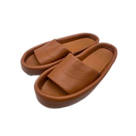 KHAITE  Sandals T.eu 39 Leather Camel