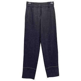 MASSIMO DUTTI Hose T.fr 34 Wolle Grau