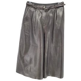 Calças MASSIMO DUTTI T.Couro Internacional S Marrom