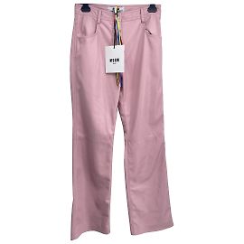 Calça MSGM T.fr 38 poliéster Rosa