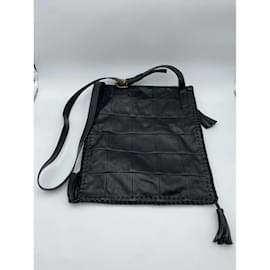 Saint Laurent-SAINT LAURENT  Handbags T.  Leather-Black
