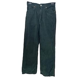 Re/Done-RE/DONE Pantalone T.fr 38 velluto-Verde