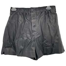 RTA-Pantalones cortos RTA.Cuero XS Internacional-Negro