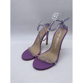 Stuart Weitzman-STUART WEITZMAN Sandali T.Unione Europea 39.5 luccichio-Porpora