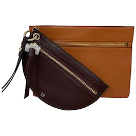 Tila March-TILA MARCH  Clutch bags T.  Leather-Orange