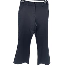 Frame Denim-FRAME Pantalon T.US 10 Viscose-Noir