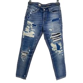 Tommy Hilfiger-TOMMY HILFIGER T-shirt en jean.US 26 Jeans-Bleu