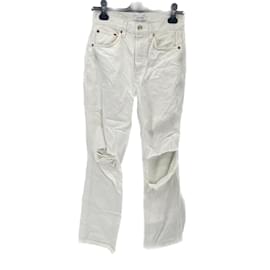 Re/Done-RE/DONE Jeans T.US 27 Pantalones vaqueros-Blanco