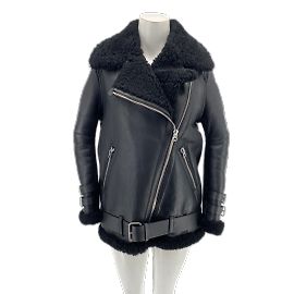 ACNE STUDIOS  Coats T.fr 32 Leather Black