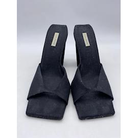 Autre Marque-GIA COUTURE  Sandals T.eu 37 cloth-Black
