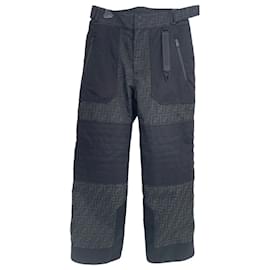 Fendi-FENDI Pantalon T.IT 48 polyestyer-Noir