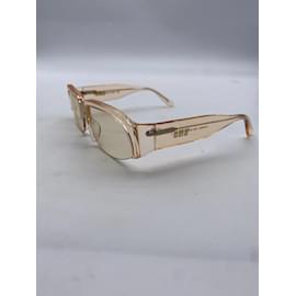 Autre Marque-NON SIGNE / UNSIGNED Sonnenbrille T.  Plastik-Beige