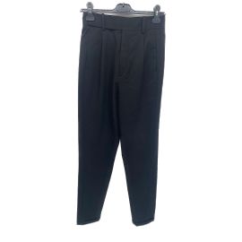 SAINT LAURENT Hose T.fr 38 Wolle Schwarz