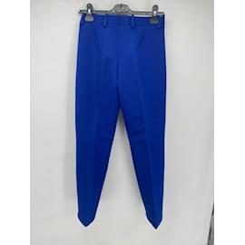 Balenciaga-BALENCIAGA  Trousers T.fr 36 WOOL-Blue