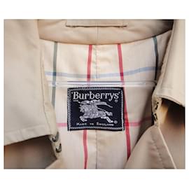 Burberry-trincheira Burberry vintage 60tamanho de 65-Bege