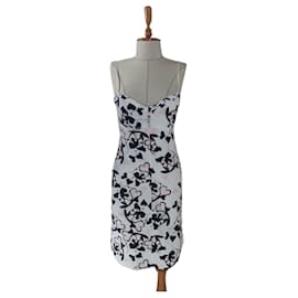 Vestido Prada de algodão com alças elásticas Multicor