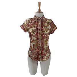 Kenzo Camicia floreale in seta Multicolore