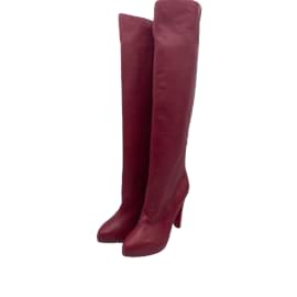 Christian Louboutin-CHRISTIAN LOUBOUTIN  Boots T.eu 39 Leather-Red