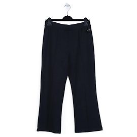 Markus Lupfer Schwarze Stretch-Jersey-Trainingshose mit Paillettenlippen Schwarz