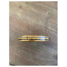 Hermès-Bracelet émail Hermès-Bijouterie dorée