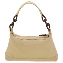 Chanel-Bolsa de ombro CHANEL Caviar Skin Beige CC Auth am3924-Bege