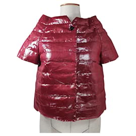 Herno Red Linen Jacket IT40 Red