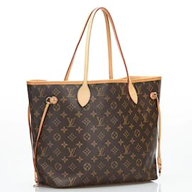 Louis Vuitton-Monograma Neverfull MM M40156-Marrom