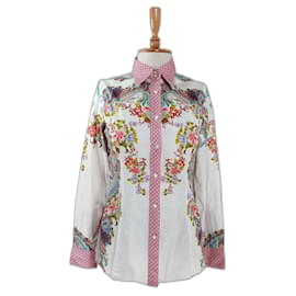 Camicia Etro in cotone multicolore Multicolore