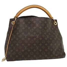 Sac Artsy MM en cuir blanc Louis Vuitton - Seconde Main / Occasion