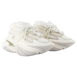 Balmain-Unicorn sneakers - Balmain - Leather - White-White