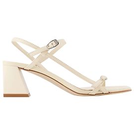 Greta Sandals - Aeyde - Cream - Leather Beige