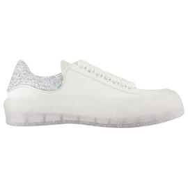 Alexander Mcqueen-Deck Plimsoll Sneakers - Alexander McQueen - Leather - White-White