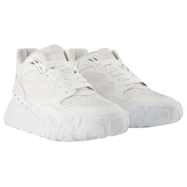 Alexander Mcqueen-Court Sneakers - Alexander McQueen - Leather - Grey-White