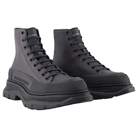 Alexander Mcqueen-Oversized Sneakers - Alexander Mcqueen - White - Leather-Grey