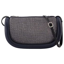 JW Anderson Il paraurti-12 Borsa - J.W. Anderson - Denim - Argento Argento Metallico