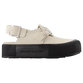 Alexander Mcqueen-Oversize Flat Shoes - Alexander Mcqueen - Multi - Leather-Other,Python print