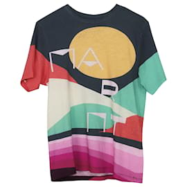 Isabel Marant-Camiseta estampada Isabel Marant em algodão multicolorido-Multicor