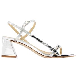 Greta Sandals - Aeyde - Specchio - Leather Metallic