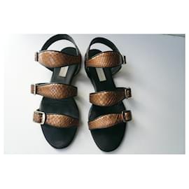 Stella Mc Cartney-STELLA MC CARNEY Bronze sandals size 41 fr / CORRECT CONDITION-Bronze