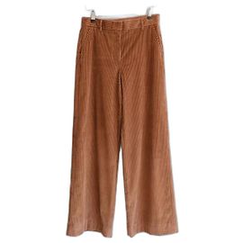 Weekend Max Mara Weekend MaxMara Calça larga com cordão grosso Caramelo