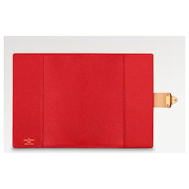 Louis Vuitton-Capa para Caderno LV Paul MM novo-Vermelho