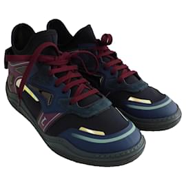 Lanvin-Sneakers-Black,Blue,Dark red,Purple,Navy blue