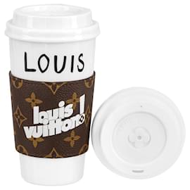 Louis Vuitton-Copa LV Louis con monograma-Blanco