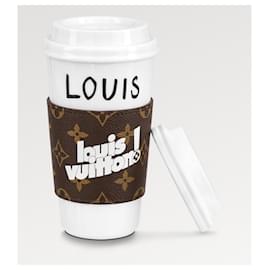 Louis Vuitton-Copa LV Louis con monograma-Blanco