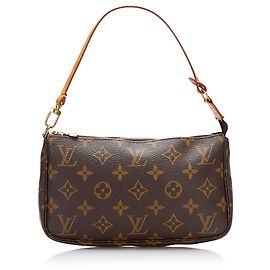 Louis Vuitton Marrom Monograma Pochette Accessoires Marrom