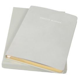 Manolo Blahnik Notizbuch Grau