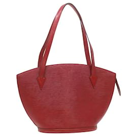 Louis Vuitton-LOUIS VUITTON Epi Saint Jacques Shopping Shoulder Bag Red M52277 LV Auth th3414-Red
