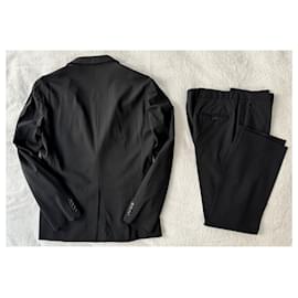 Roberto Cavalli-Vintage Black light wool suit-Black