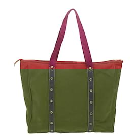 Louis Vuitton-LOUIS VUITTON Antigua Cabas GM Tote Bag Rouge M40031 LV Auth kk158-Red
