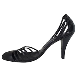 Hugo Boss-Hugo Boss zapatos de tacón de cuero / tacones negros-Negro